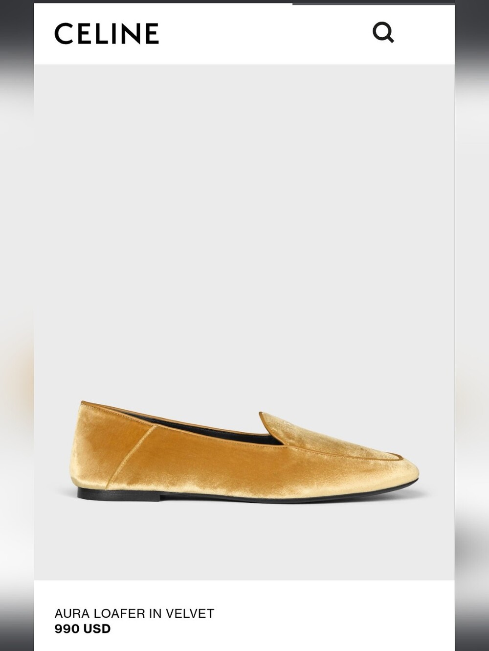 Velvet Loafers Smoking Shoes Fold Down Loafer Fall Loafer Mule Celine The Row